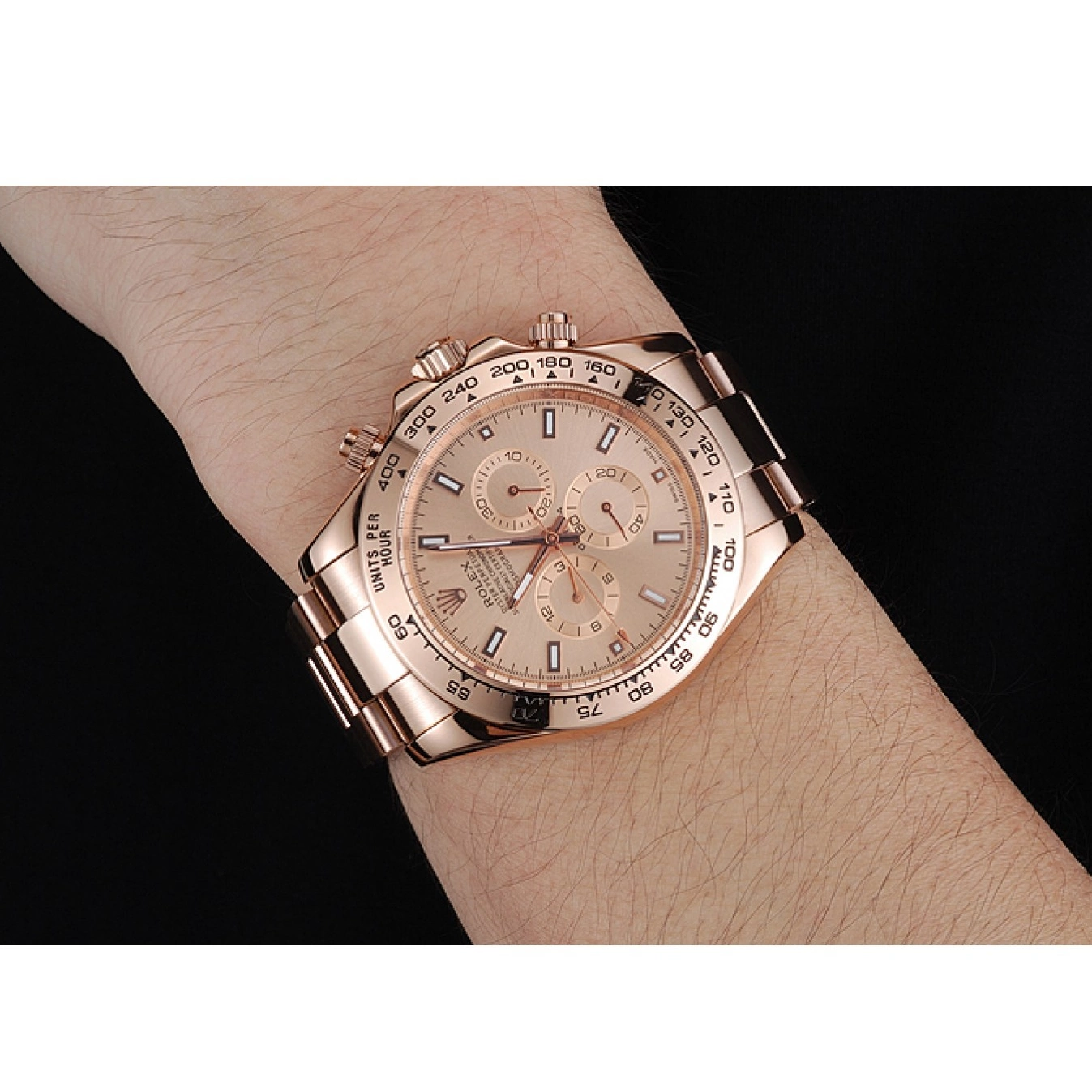 Rolex copies cheap Rolex Gold And Daytona Case Dial 1454247 Rose Bracelet Cosmograph Pink 0730